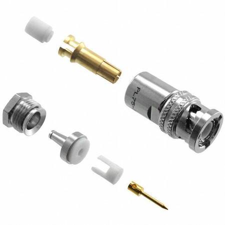 REMINGTON INDUSTRIES TRB PL75-47 Twinaxial Connector Components, Bayonet Coupling Straight Plug for M17/176-00002 Cables PL75-47